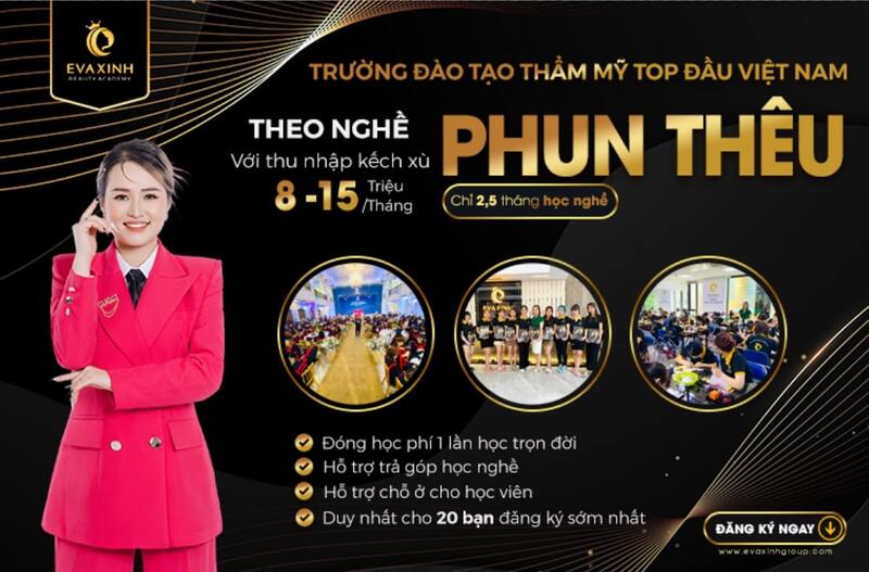 học phun xăm